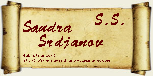 Sandra Srđanov vizit kartica